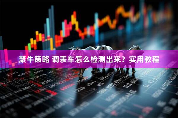 聚牛策略 调表车怎么检测出来？实用教程